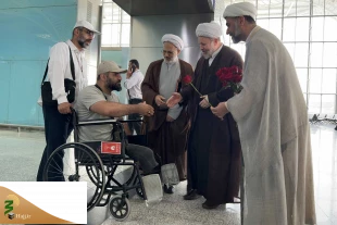 کاروان جانبازان حج تمتع وارد کشور شد + عکس 2