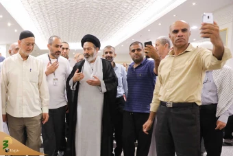 دیدار صمیمی سرپرست حجاج ایرانی با زائران کشورمان در مکه مکرمه _ 8 8