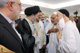 دیدار صمیمی سرپرست حجاج ایرانی با زائران کشورمان در مکه مکرمه _ 8 13