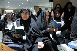 مراسم دعای کمیل زائران ایرانی درمکه برگزار شد 6
