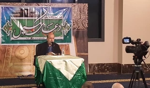 مراسم دعای کمیل زائران ایرانی درمکه برگزار شد 9