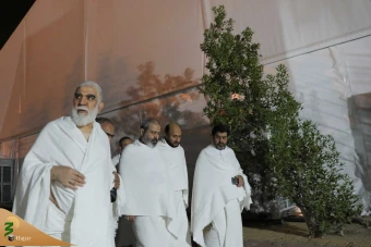 عزیمت سرپرست حجاج ایرانی به صحرای عرفات 26