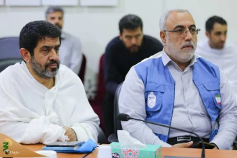 بازدید از عملیات نقل ترددی زائران ایرانی به صحرای عرفات 15