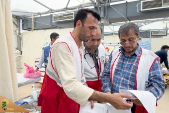 خدمات پزشکی هلال احمر جمهوری اسلامی ایران در منا 7
