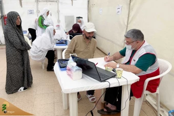 خدمات پزشکی هلال احمر جمهوری اسلامی ایران در منا 18