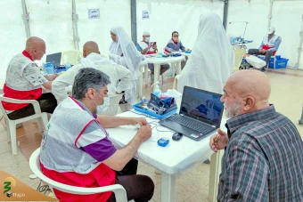 خدمات پزشکی هلال احمر جمهوری اسلامی ایران در منا 22