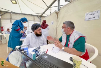خدمات پزشکی هلال احمر جمهوری اسلامی ایران در منا 23