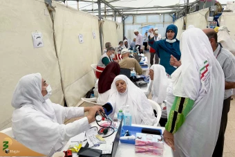 خدمات پزشکی هلال احمر جمهوری اسلامی ایران در منا 20