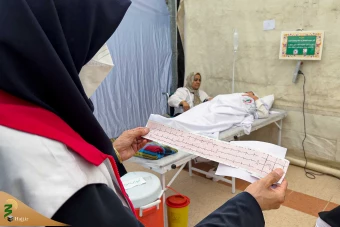خدمات پزشکی هلال احمر جمهوری اسلامی ایران در منا 26