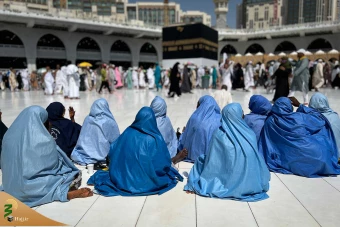 نیایش زائران در مسجدالحرام 2