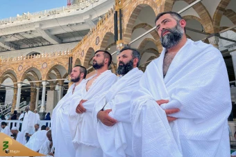 نیایش زائران در مسجدالحرام 11