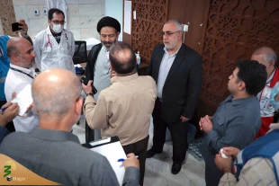 دیدار صمیمی سرپرست حجاج ایرانی با زائران اهل سنت در مکه +گزارش عکس 9