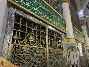 زیارت بارگاه منور پیامبر گرامی اسلام در مدینه + عکس و فیلم 2