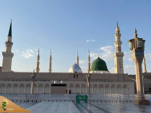 زیارت بارگاه منور پیامبر گرامی اسلام در مدینه + عکس و فیلم 2