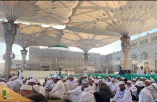 زیارت بارگاه منور پیامبر گرامی اسلام در مدینه + عکس و فیلم 9
