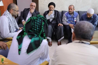 دیدار صمیمی سرپرست حجاج ایرانی با زائران کشورمان در مکه مکرمه _ 9 3