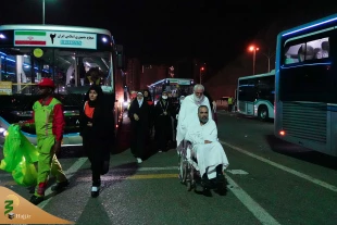 پایان خدمات حمل و نقل درون شهری برای زائران ایرانی در مکه مکرمه+گزارش عکس 10