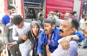 آتش سوزی در هتل زائران ایرانی در نجف