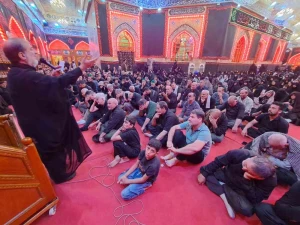 اقامه عزا برای علی اصغر در خیمه گاه حسینی+ صوت مداحی