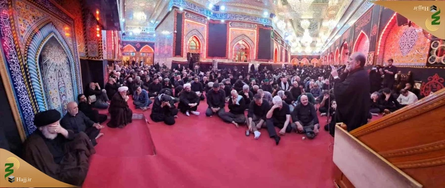 اقامه عزا برای علی اصغر در خیمه گاه حسینی+ صوت مداحی 2