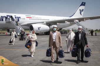  بازگشت حجاج از سرزمین وحی به میهن  2