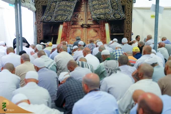 مراسم دعای ندبه در سرزمین منا 2