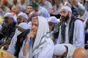 مراسم دعای ندبه در سرزمین منا 14