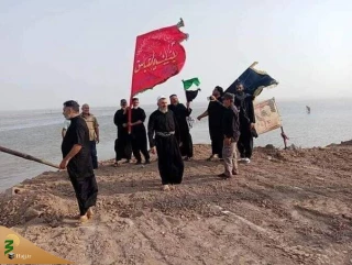 نخستین گروه زائران اربعین حسینی پیاده روی را آغاز کردند
