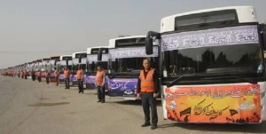 اختصاص ۳۵۰ دستگاه اتوبوس از آذربایجان‌شرقی برای جابه‌جایی زائران اربعین حسینی 