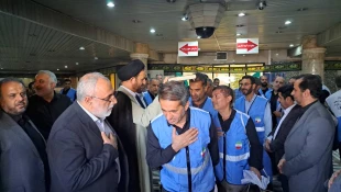 اعزام دهها تن از نیروهای سازمان حج و زیارت برای امداد و راهنمایی زائران اربعین 7