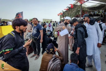 ورود زائران پاکستانی اربعین حسینی از مرز ریمدان 30