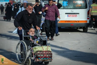  تردد زائران اربعین حسینی از مرز مهران 5