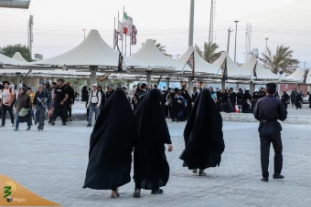  تردد زائران اربعین حسینی از مرز مهران 9