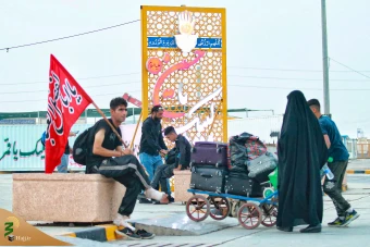 عبور زائران  اربعین حسینی از مرز شلمچه 9