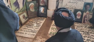 ادای احترام نماینده ولی فقیه در امور حج و زیارت برمزار تعدادی از علمای مدفون در وادی السلام