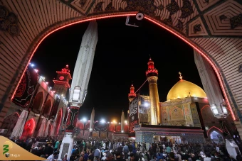 حال و هوای حرم مطهر امام علی (ع) در آستانه اربعین حسینی 4