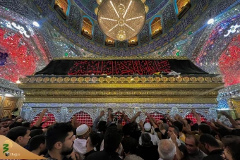 حال و هوای حرم مطهر امام علی (ع) در آستانه اربعین حسینی 3