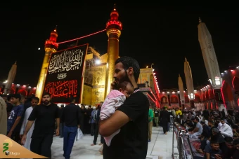 حال و هوای حرم مطهر امام علی (ع) در آستانه اربعین حسینی 5