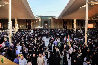 حال و هوای حرم مطهر امام علی (ع) در آستانه اربعین حسینی 7