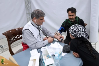 خدمات پزشکی هلال احمر جمهوری اسلامی ایران در نجف اشرف 3
