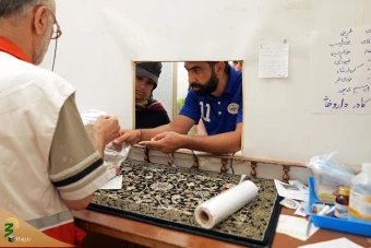 خدمات پزشکی هلال احمر جمهوری اسلامی ایران در نجف اشرف 6