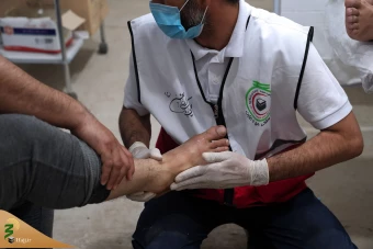 خدمات پزشکی هلال احمر جمهوری اسلامی ایران در نجف اشرف 18
