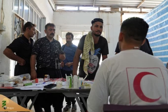 خدمات پزشکی هلال احمر جمهوری اسلامی ایران در نجف اشرف 19