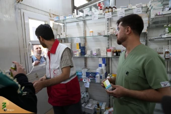 خدمات پزشکی هلال احمر جمهوری اسلامی ایران در نجف اشرف 13