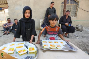 کودکان حسینی در پیاده روی اربعین 21