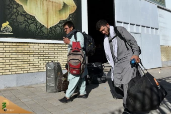 عبور زائران افغانستانی اربعین حسینی از مرز دوغارون 4
