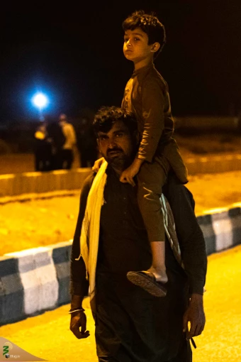 زائران اربعین حسینی در مرز چذابه 11