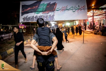 زائران اربعین حسینی در مرز چذابه 25