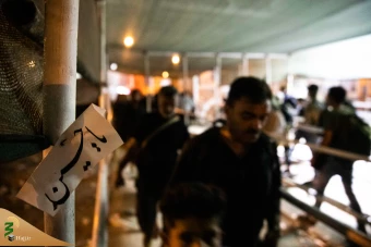 زائران اربعین حسینی در مرز چذابه 14