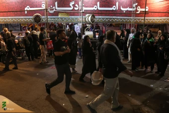 موکب های پذیرایی از زائرین اربعین در شهر سامرا 8